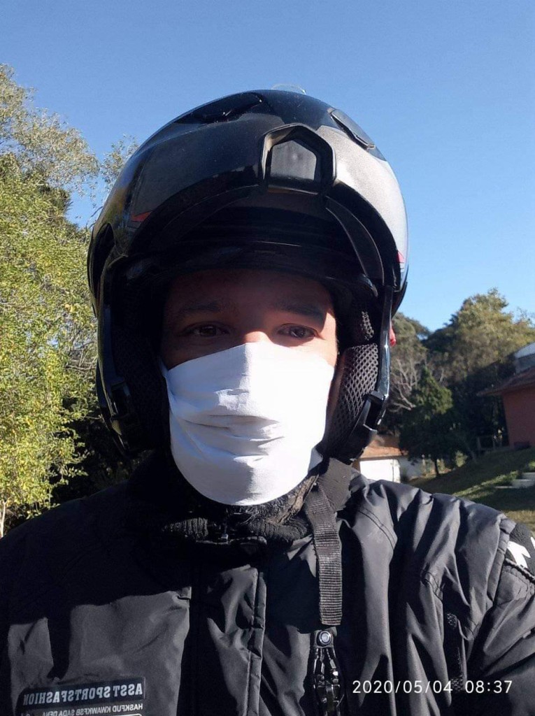 imagem de Josué Araujo dos Santos - motoboy na pandemia